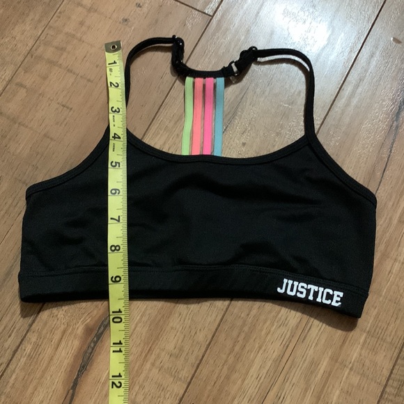 💜5 for $25💜Justice active girls sport top undergarment black - Picture 7 of 14